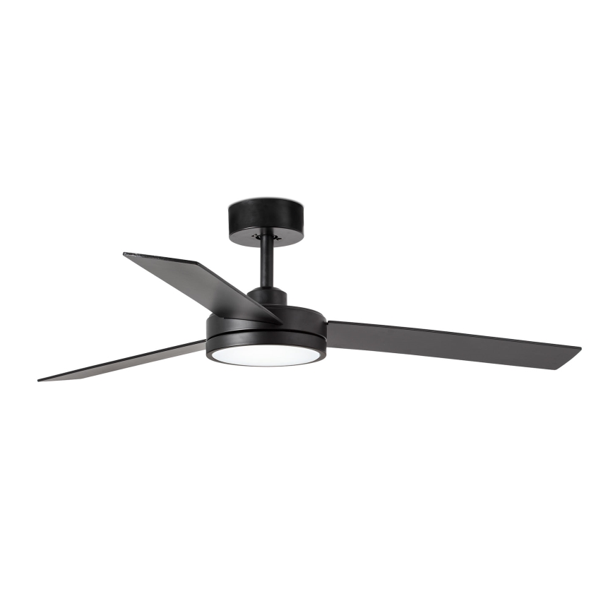 FARO 34261 - LED loftventilator BARTH LED/24W/230V sort + fjernbetjening