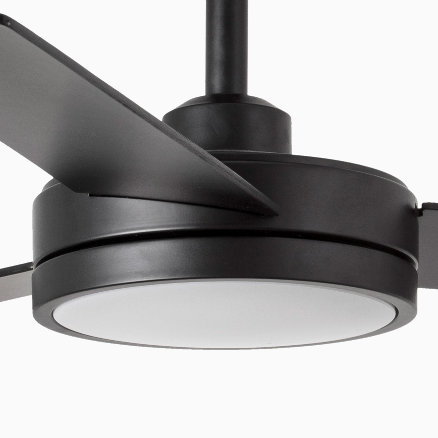 FARO 34261 - LED loftventilator BARTH LED/24W/230V sort + fjernbetjening