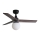 FARO 34278-11L - Loftventilator KLIM S 1xE27/15W/230V træ/sort diameter 92,5 cm + fjernbetjening