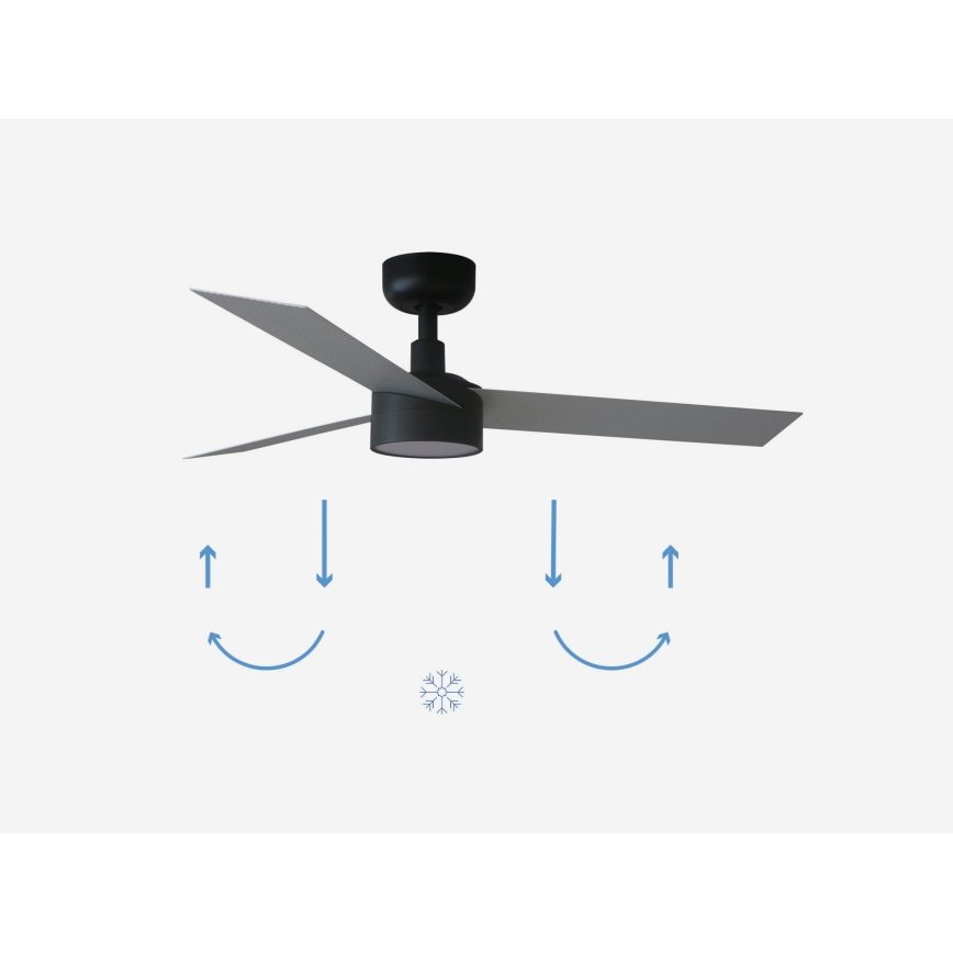 FARO 34285-1TW - LED loftventilator dæmpbar CRUISER S LED/18W/230V 2700/4000/6500K diameter 106 cm + fjernbetjening