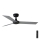 FARO 34287 - Loftventilator CRUISER XL sort diameter 160 cm + fjernbetjening