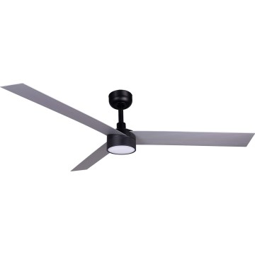 FARO 342871S - dæmpbar LED-loftventilator CRUISER XL LED/18W/230V 2700/3000/4000K Ø 160 cm grå/sort + fjernbetjening