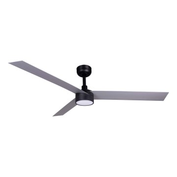 FARO 342871S - LED dæmpbar loftventilator CRUISER XL LED/18W/230V 2700/3000/4000K Ø 160 cm grå/sort + fjernbetjening