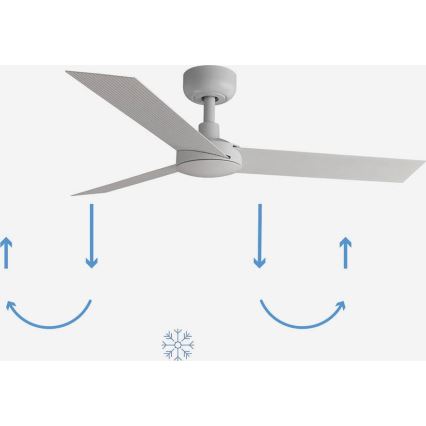 FARO 34288WP - Loftventilator CRUISER S hvid diameter 106 cm SMART + fjernbetjening