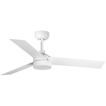 FARO 34288WT1S - LED-dæmpbar loftventilator CRUISER S LED/18W/230V 2700/3000/4000K Ø 106 cm hvid Wi-Fi Tuya + fjernbetjening