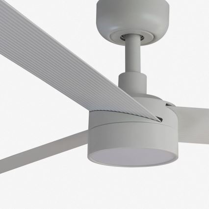 FARO 34290-1TW - LED ventilator dæmpbar CRUISER LED/20W/230V 2700/4000/6500K diameter 132 cm hvid + fjernbetjening