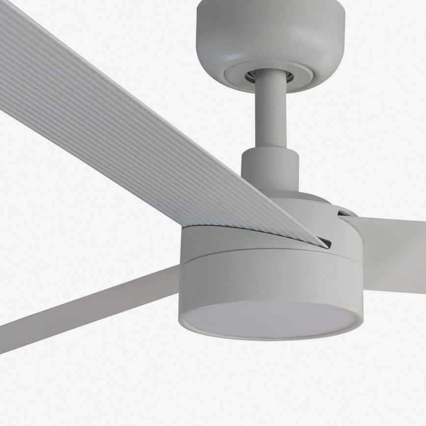 FARO 34290-1TW - LED ventilator dæmpbar CRUISER LED/20W/230V 2700/4000/6500K diameter 132 cm hvid + fjernbetjening