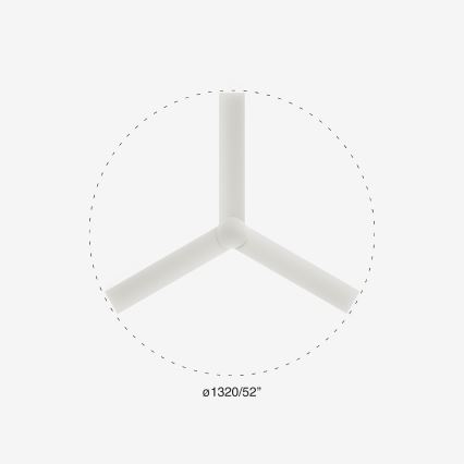 FARO 34290WP - Loftventilator CRUISER L hvid diameter 132 cm SMART + fjernbetjening