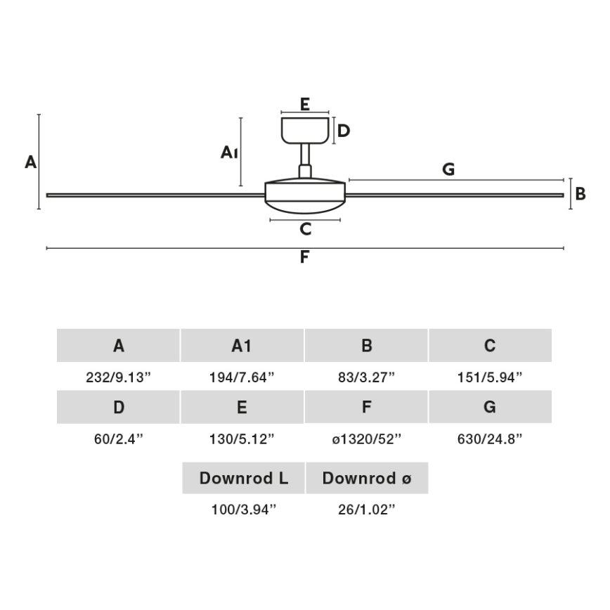 FARO 34290WT - Loftventilator CRUISER L hvid Ø 132 cm Wi-Fi Tuya + fjernbetjening