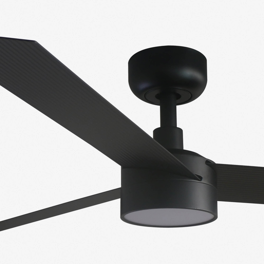 FARO 34291-1TW - LED loftventilator dæmpbar CRUISER LED/20W/230V 2700/4000/6500K diameter 132 cm sort + fjernbetjening