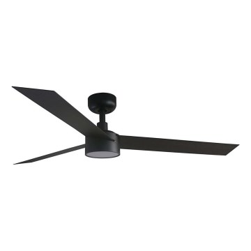 FARO 34291WT1S - LED-dæmpbar loftventilator CRUISER L LED/18W/230V 2700/3000/4000K Ø 132 cm sort Wi-Fi Tuya + fjernbetjening