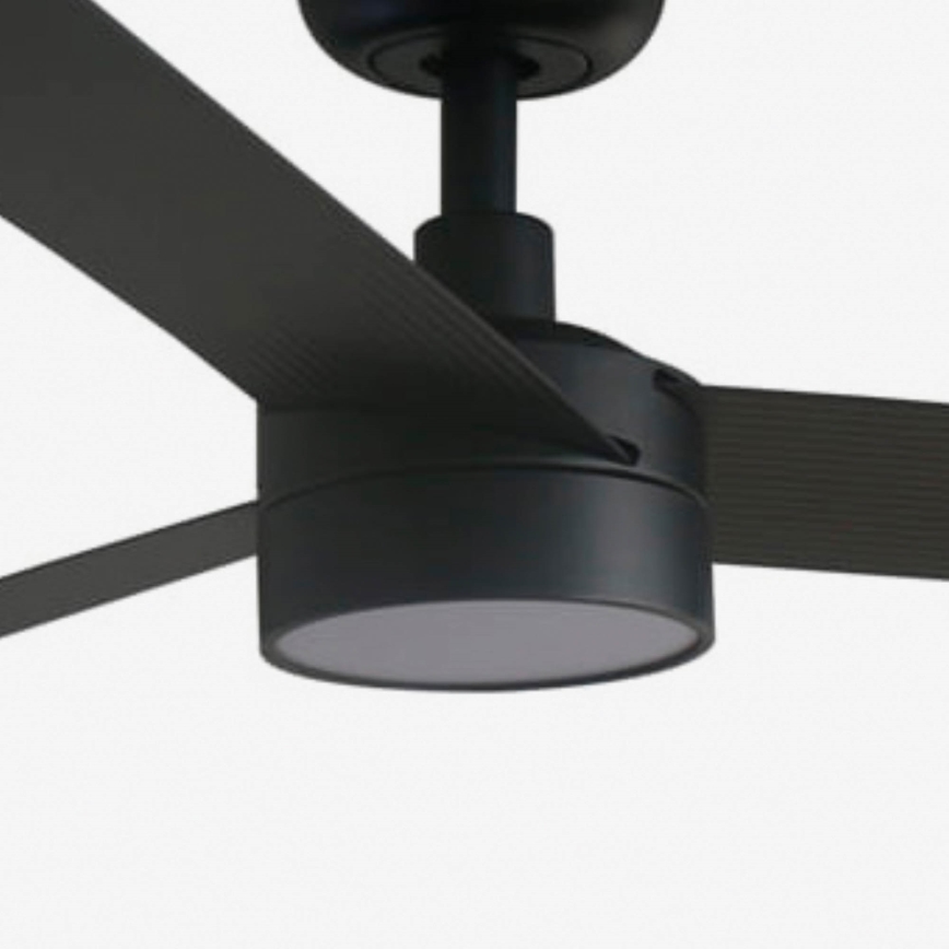 FARO 34293WT1S - LED dæmpbar loftventilator CRUISER XL LED/18W/230V 2700/3000/4000K Ø 160 cm sort Wi‑Fi Tuya + fjernbetjening