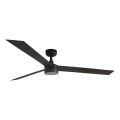 FARO 34293WT1S - LED dæmpbar loftventilator CRUISER XL LED/18W/230V 2700/3000/4000K Ø 160 cm sort Wi‑Fi Tuya + fjernbetjening