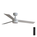 FARO 34295-1TW - LED loftventilator dæmpbar RUDDER S LED/18W/230V 2700/4000/6500K diameter 106 cm hvid + fjernbetjening