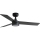 FARO 34296WT-1TW - LED loftventilator dæmpbar RUDDER S LED/18W/230V 2700/4350/6000K sort/brun diameter 106 cm Wi-Fi Tuya + fjernbetjening