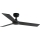 FARO 34296WT - Loftventilator RUDDER S sort/brun diameter 106 cm Wi-Fi Tuya + fjernbetjening