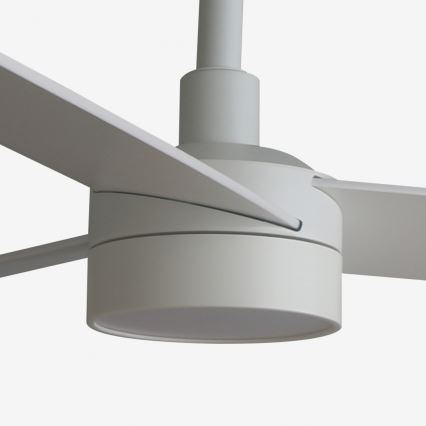 FARO 34297WT-1TW - LED loftventilator dæmpbar RUDDER L LED/18W/230V 2700/4350/6000K hvid diameter 132 cm Wi-Fi Tuya + fjernbetjening