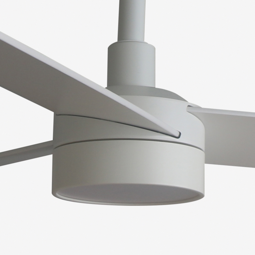 FARO 34297WT-1TW - LED loftventilator dæmpbar RUDDER L LED/18W/230V 2700/4350/6000K hvid diameter 132 cm Wi-Fi Tuya + fjernbetjening