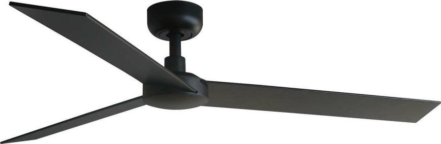 FARO 34298WT - Loftventilator RUDDER L sort/wenge diameter 132 cm Wi-Fi Tuya + fjernbetjening