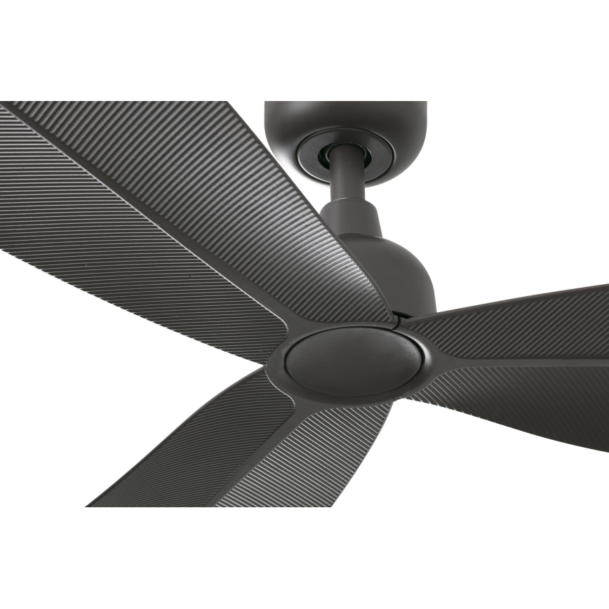 FARO 34301 - Loftventilator PALMA brun diameter 129 cm IP44 + fjernbetjening