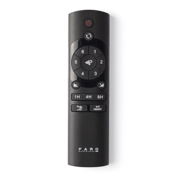 FARO 34304 - Fjernbetjening til ventilatorer 2xAAA sort