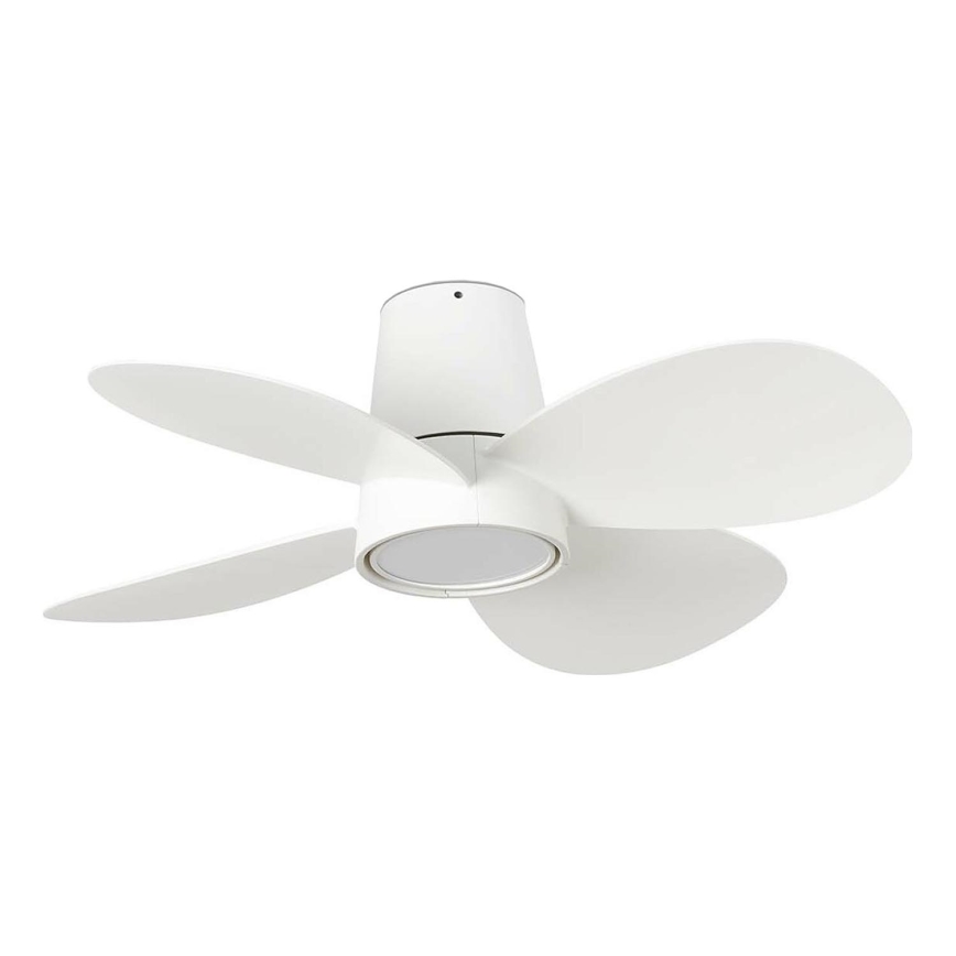 FARO 34315 - LED loftventilator dæmpbar KLOVER S LED/20W/230V 2700/4000/6500K hvid diameter 80 cm + fjernbetjening