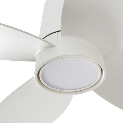 FARO 34315WT - LED loftventilator dæmpbar KLOVER TUB S LED/20W/230V 2700/4000/6500K hvid diameter 80 cm Wi-Fi Tuya + fjernbetjening