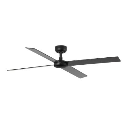 FARO 34356 - Loftventilator RUDDER L brun/sort diameter 132 cm + fjernbetjening