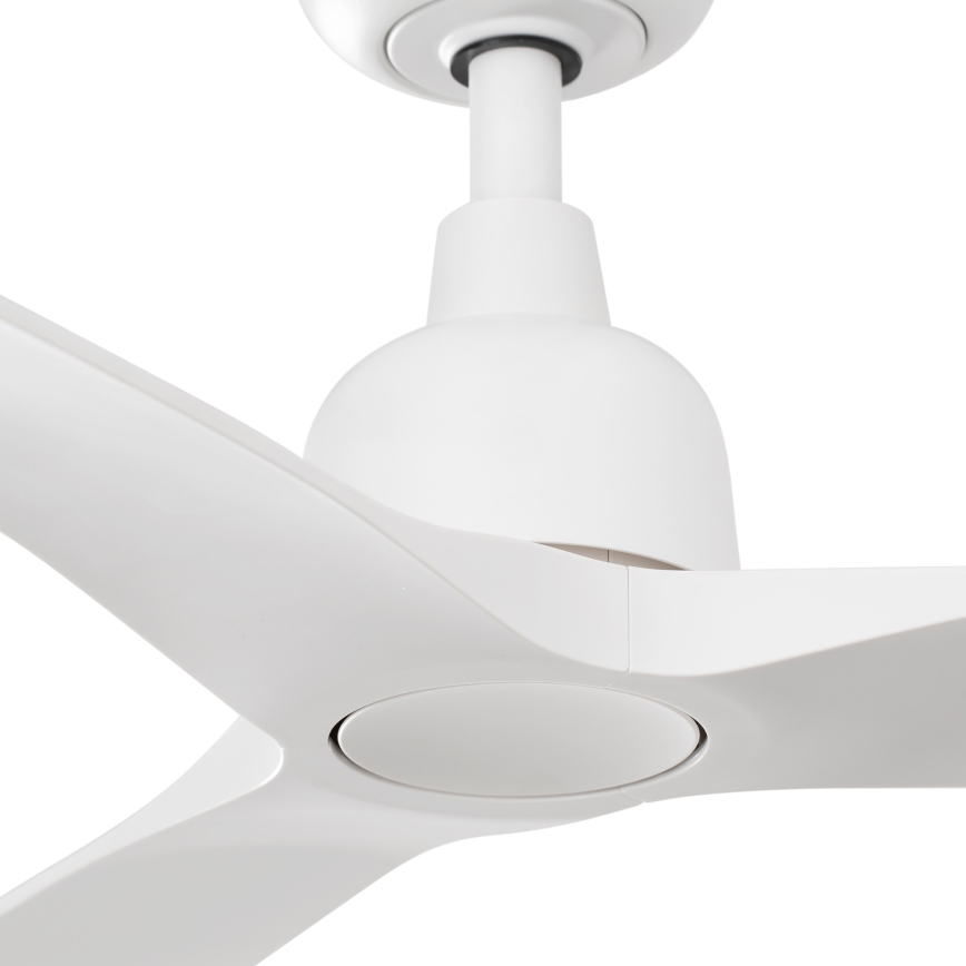 FARO 34363 - Loftventilator OUTWOOD L hvid diameter 150 cm IP44 + fjernbetjening