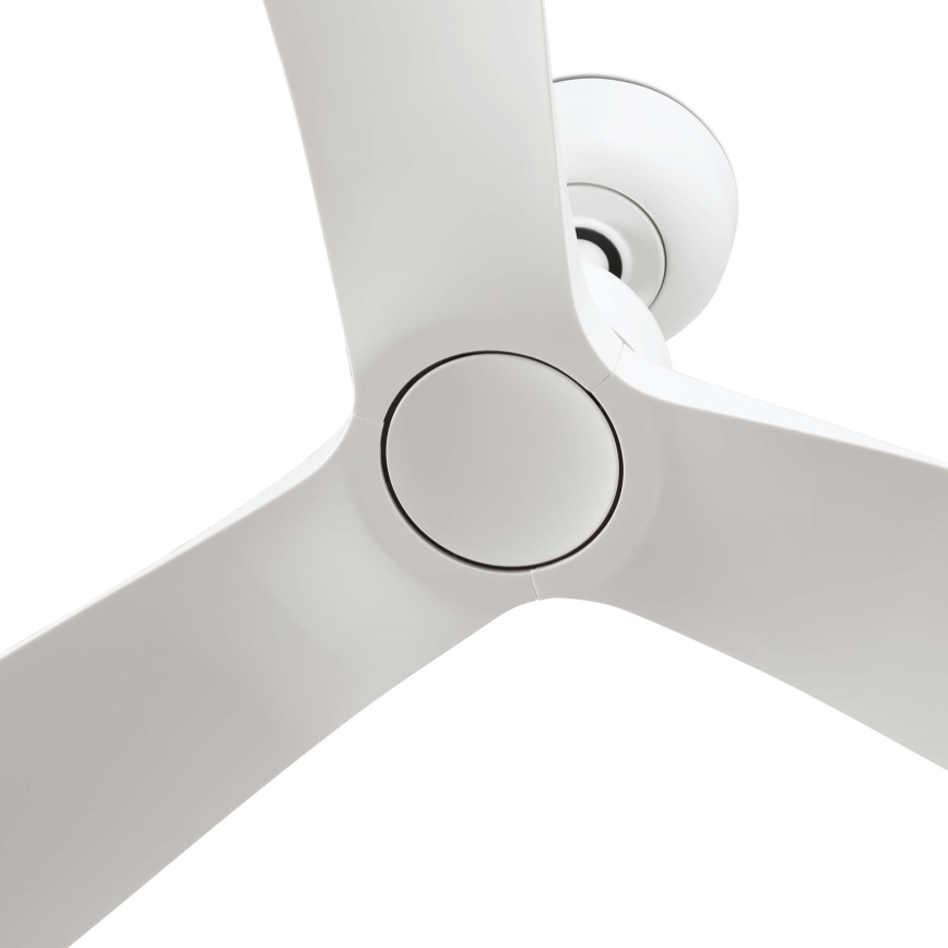 FARO 34363WT - Loftsventilator OUTWOOD L hvid pr. 150 cm Wi-Fi Tuya IP44 + fjernbetjening