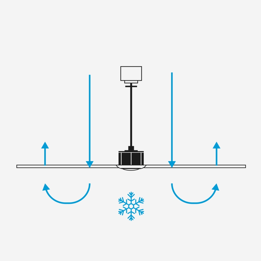 FARO 34372 - Loftsventilator MARINE M Ø 125 cm brun/sort IP44 + fjernbetjening