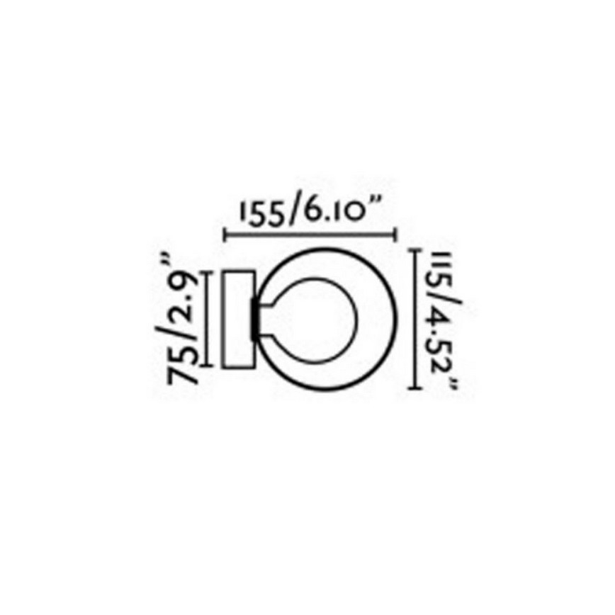FARO 40086 - Badeværelses væglampe PERLA 1xG9/6W/230V IP44