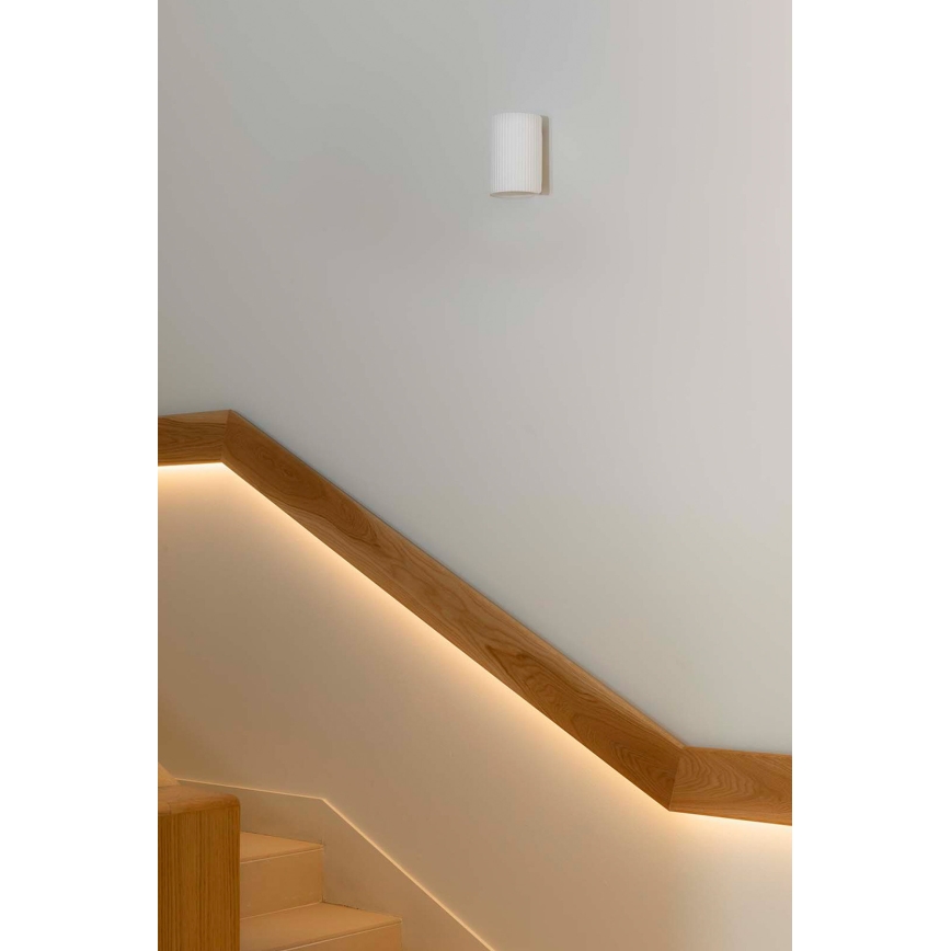 FARO 40522 - Væglampe SOLE 1xGU10/8W/230V hvid rund