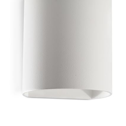 FARO 40522 - Væglampe SOLE 1xGU10/8W/230V hvid rund