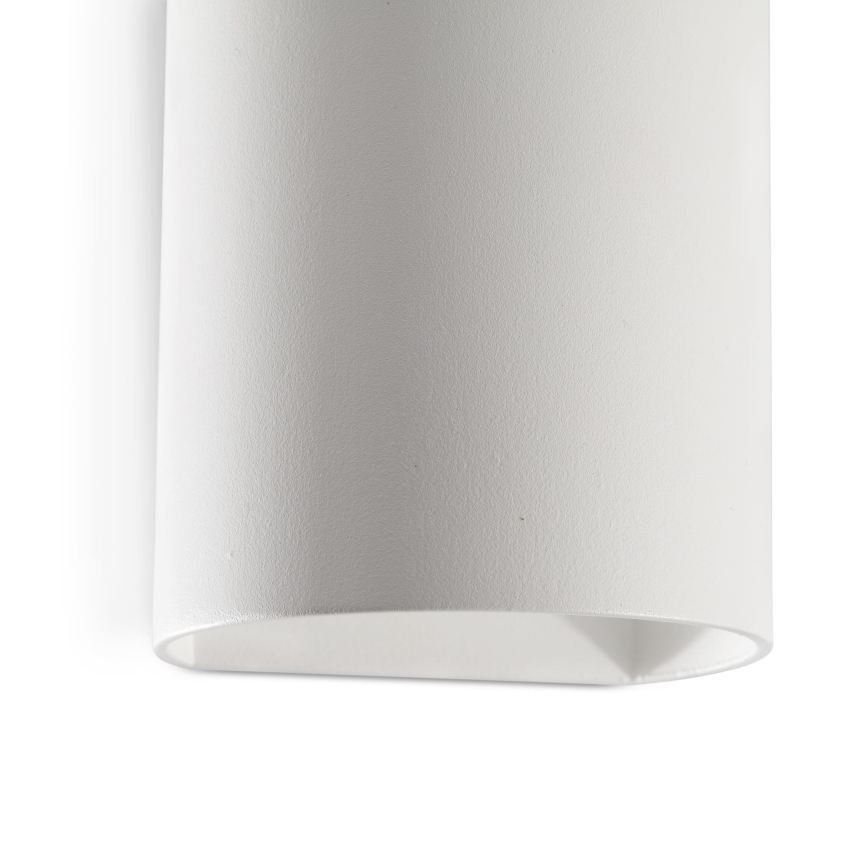 FARO 40522 - Væglampe SOLE 1xGU10/8W/230V hvid rund