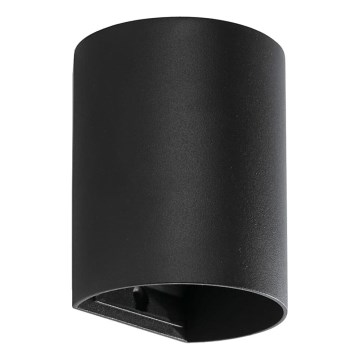 FARO 40523 - Væglampe SOLE 1xGU10/8W/230V sort rund