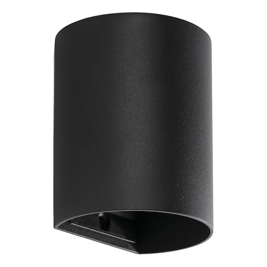 FARO 40523 - Væglampe SOLE 1xGU10/8W/230V sort rund