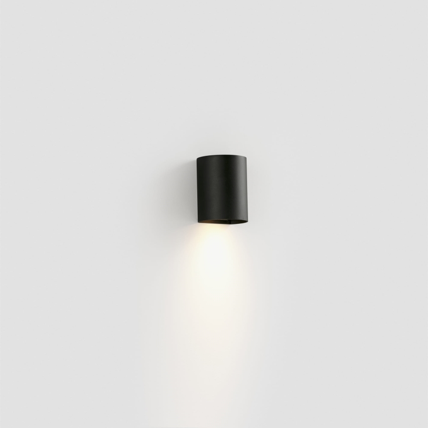 FARO 40523 - Væglampe SOLE 1xGU10/8W/230V sort rund
