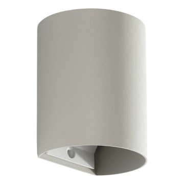 FARO 40524 - Væglampe SOLE 1xGU10/8W/230V grå rund