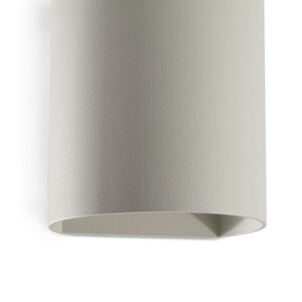 FARO 40524 - Væglampe SOLE 1xGU10/8W/230V grå rund