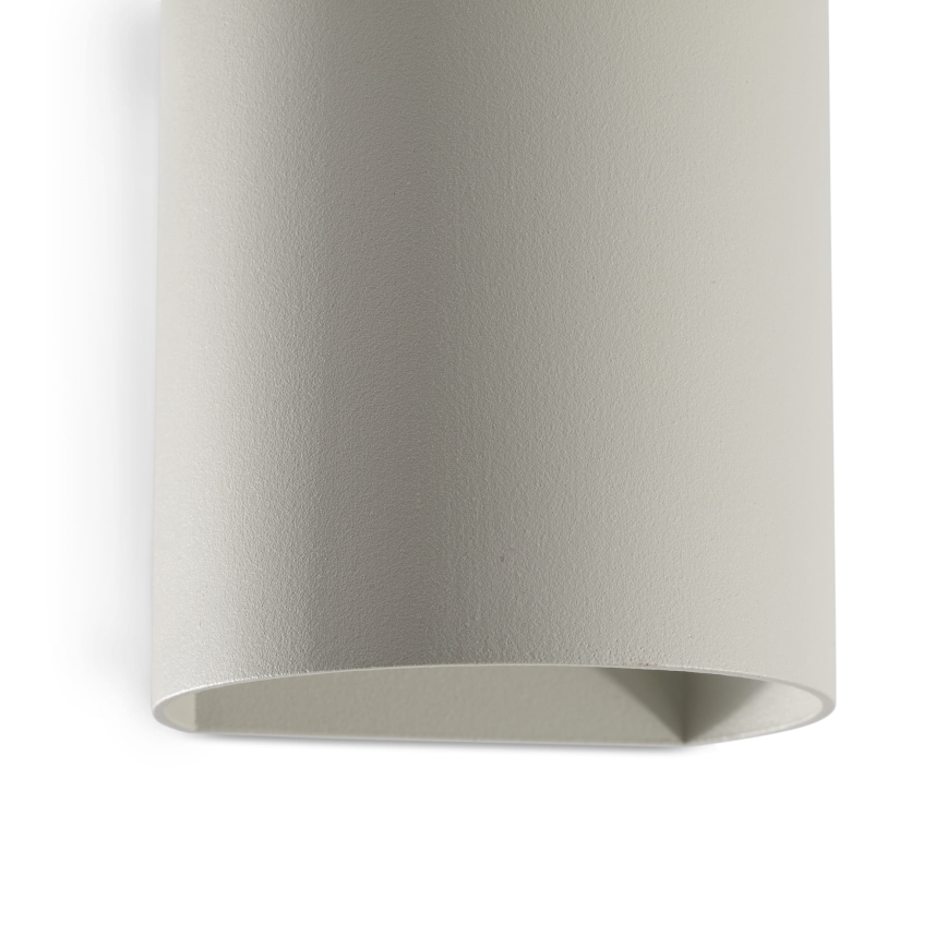 FARO 40524 - Væglampe SOLE 1xGU10/8W/230V grå rund