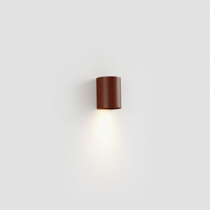 FARO 40525 - Væglampe SOLE 1xGU10/8W/230V mursten rund