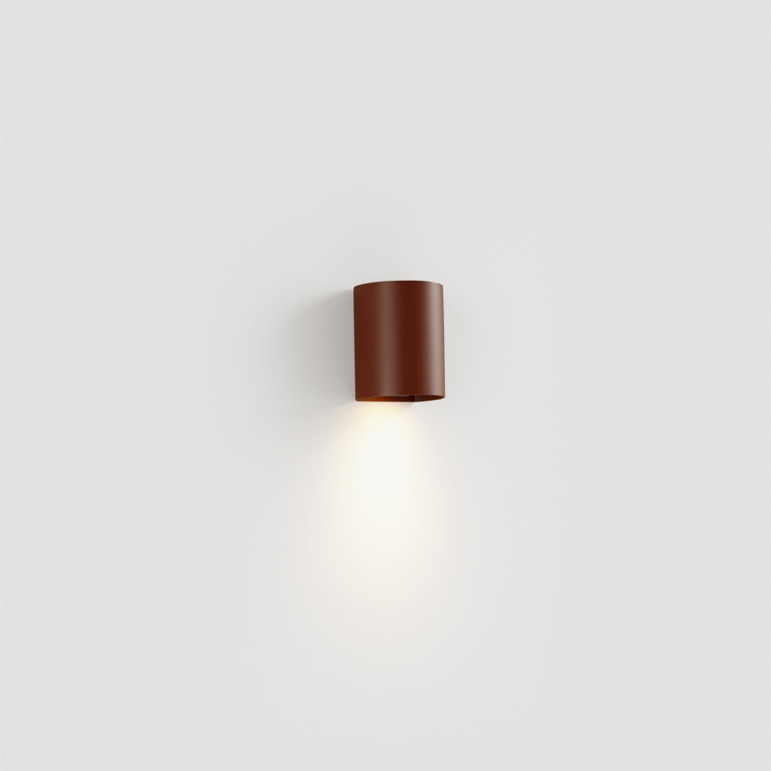 FARO 40525 - Væglampe SOLE 1xGU10/8W/230V mursten rund