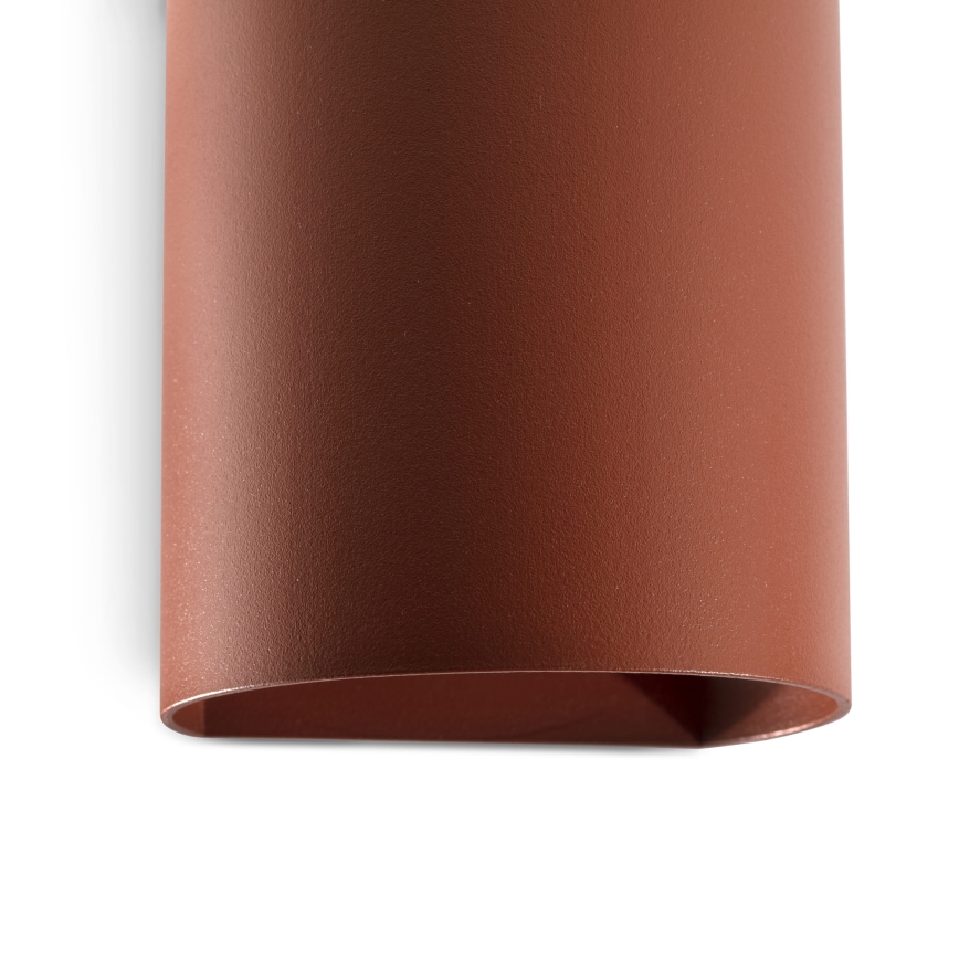 FARO 40525 - Væglampe SOLE 1xGU10/8W/230V mursten rund