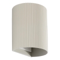 FARO 40528 - Væglampe SOLE 1xGU10/8W/230V grå rillet rund