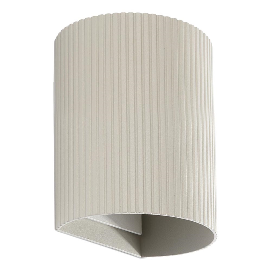 FARO 40528 - Væglampe SOLE 1xGU10/8W/230V grå rillet rund