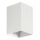 FARO 40534 - Væglampe SOLE 1xGU10/8W/230V hvid rillet kantet