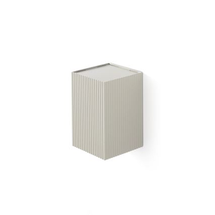FARO 40536 - Væglampe SOLE 1xGU10/8W/230V grå rillet kantet