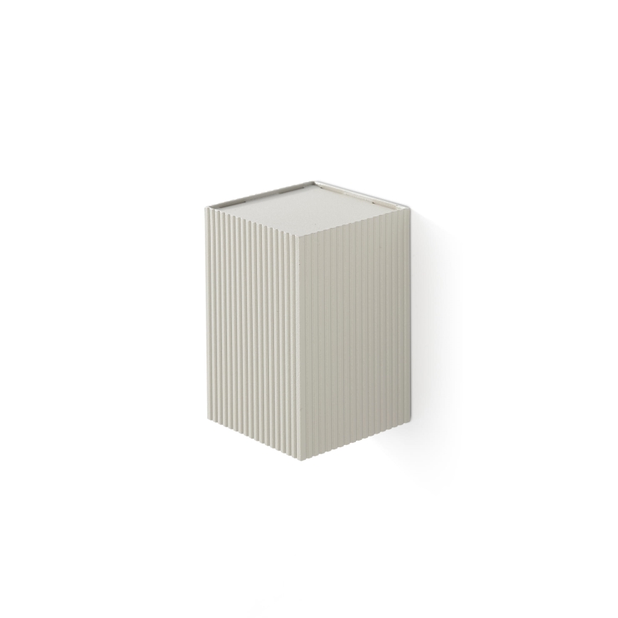 FARO 40536 - Væglampe SOLE 1xGU10/8W/230V grå rillet kantet