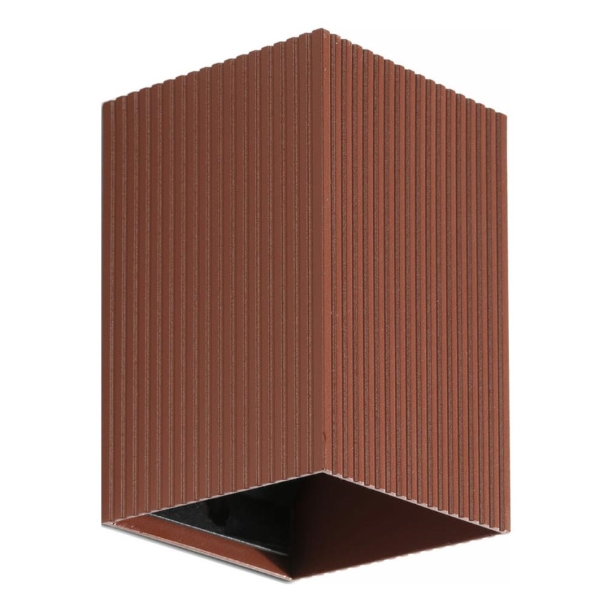 FARO 40537 - Væglampe SOLE 1xGU10/8W/230V mursten rillet kantet